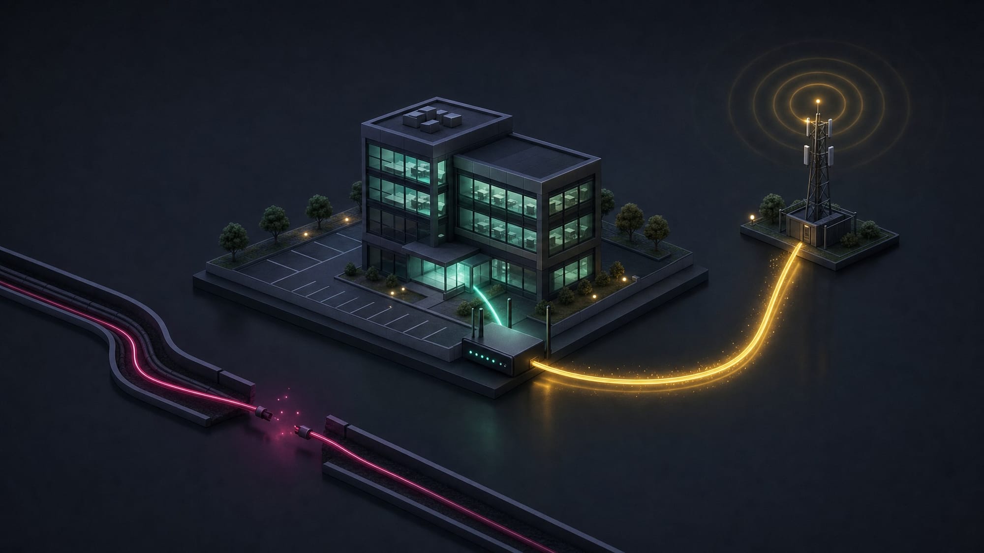 Internet down, business at a standstill: When a second connection makes sense